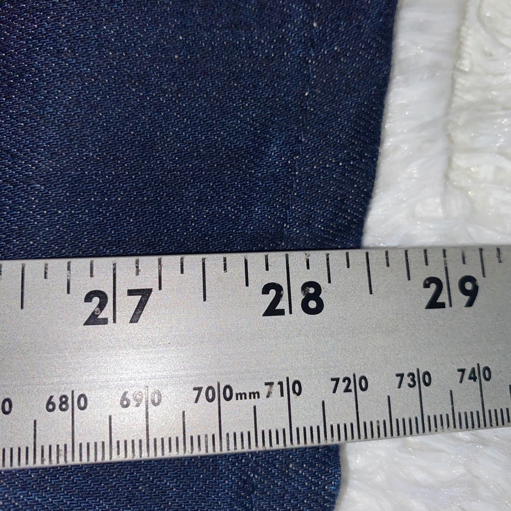 NWOT MCGUIRE dark wash flared denim jeans - Picture 6 of 7